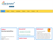 Tablet Screenshot of de-schakel.com